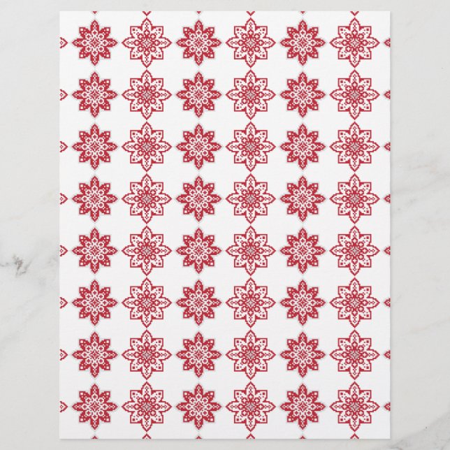 Lámina Patrón geométrico tradicional letón del signo del  (Anverso)