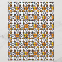 Lámina Patrón geométrico V del signo del SUN letón tradic