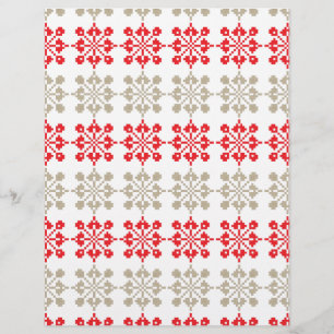 Lámina Patrón geométrico VI del signo del SUN letón tradi