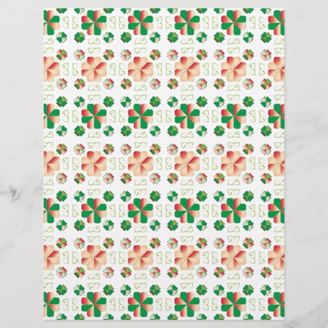 Lámina Patrón geométrico X del signo del SUN letón tradic (Anverso)