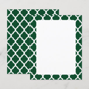 Lámina Patrón Quatrefoil de Wintergreen