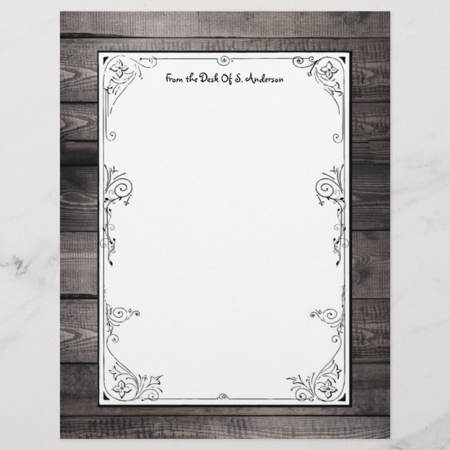 Lámina Patrón rústico de Barnwood (Anverso)