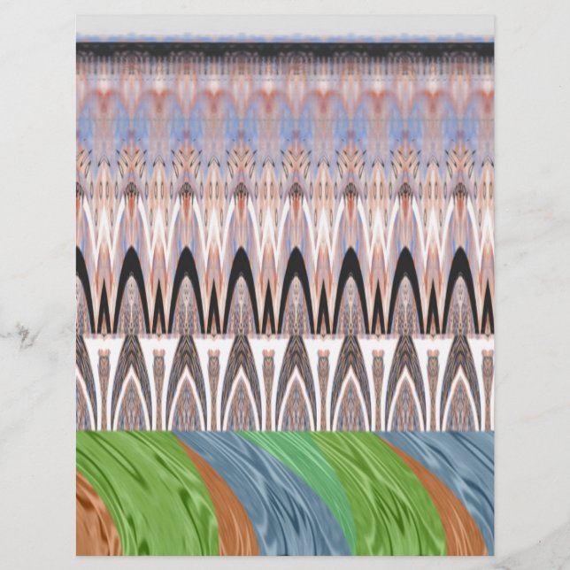 Lámina Patrón tradicional de Asia (Anverso)