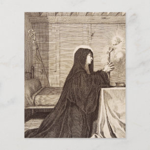 Lámina Patrona de la escuela de Saint Scholastica