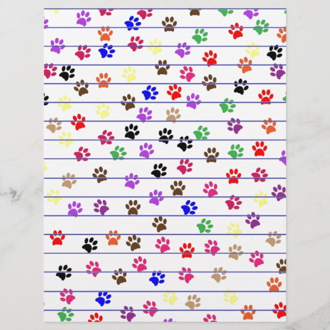 Lámina Paws Stationery (Anverso)