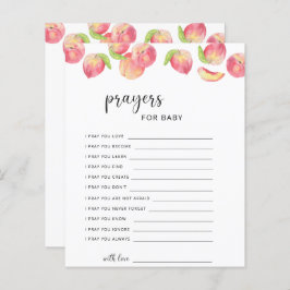 Lámina PEACH - oraciones para el bebé