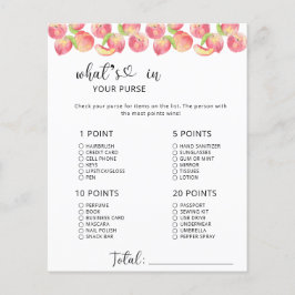 Lámina Peach Whats en tu juego de bolsos