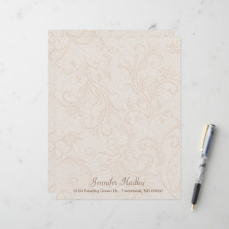 Lámina Peach y Rubor Flourish Personalizado