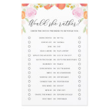 Peaches Floral preferiría el juego de la novia a l