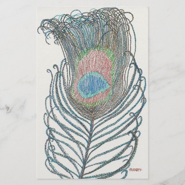 Lámina Peacock Feather (Anverso)