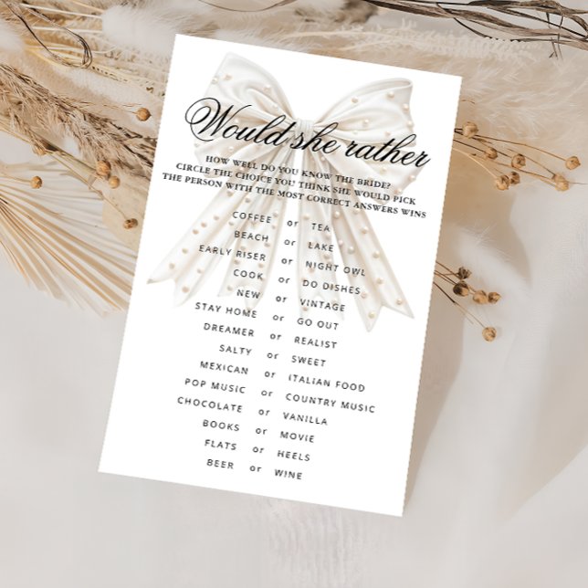 Lámina Pearls Bow Prefiere Reducir El Juego (Subido por el creador)