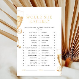 Lámina Pearls y Prosecco Bridal Shower preferirían