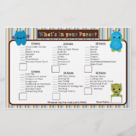 Lámina Peek a Boo Monstrua juego de caza de cartera Baby