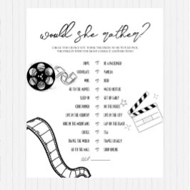 Lámina Película Noir - Ducha De Novias - Prefiere Jugar