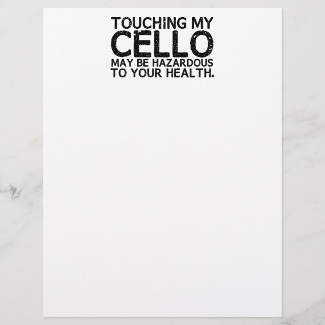 Lámina Peligro del violonchelo (Anverso)