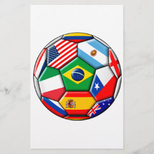 Lámina Pelota con banderas