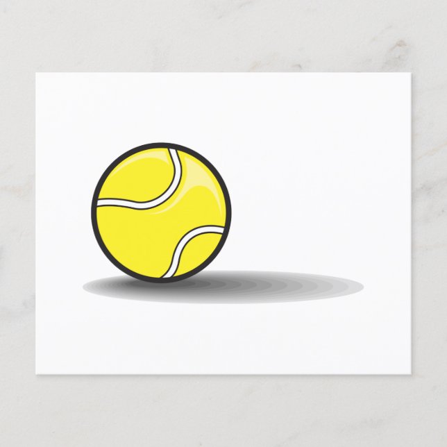 Lámina pelota de tenis con sombra (Anverso)