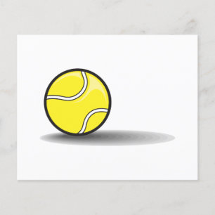 Lámina pelota de tenis con sombra