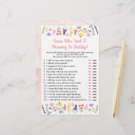 Lámina Pequeña Adivina De Flores Silvestres Que Dijo Que 