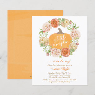 Lámina Pequeña caída de calabaza fue invitación de Baby S