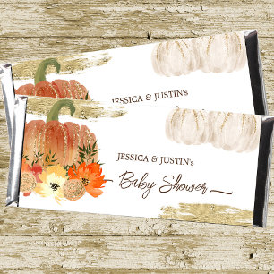 Lámina Pequeña calabaza Baby Shower Candy Bar Wrapper