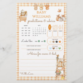 Lámina Pequeña Calabaza Rústica Granja Cae Juego de Baby 