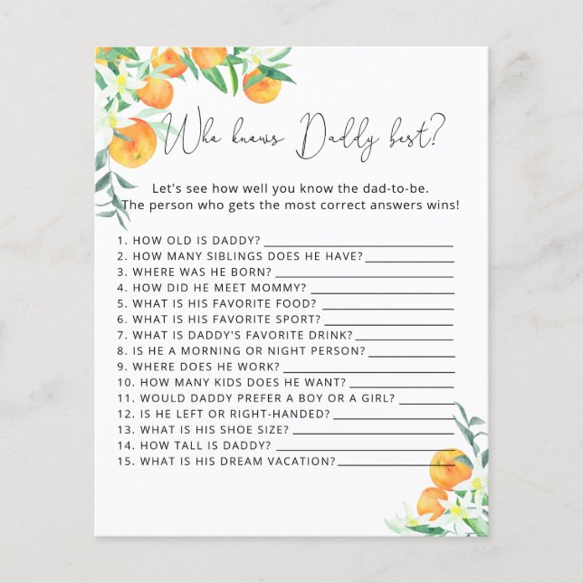 Lámina Pequeña corbata que conoce mejor a DADDY (Anverso)