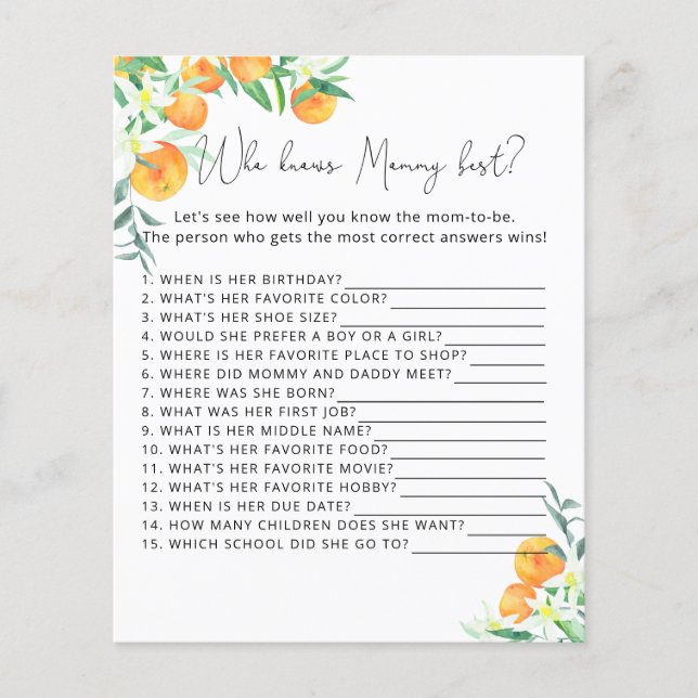 Lámina Pequeña cuidad que conoce mejor a MOMMY (Anverso)