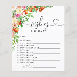 Lámina Pequeña ducha Cutie-baby desea bebé