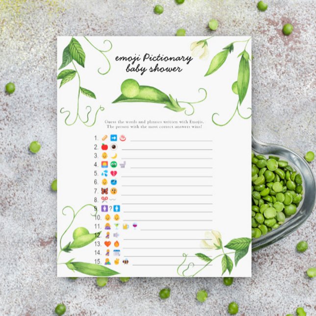 Lámina Pequeña ducha de bebé de guisantes - juego de pica (Subido por el creador)