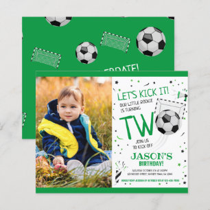 Lámina Pequeña foto de segundo cumpleaños con presupuesto