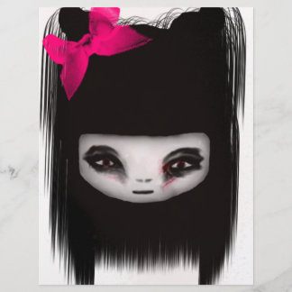 Lámina Pequeña muñeca aterradora