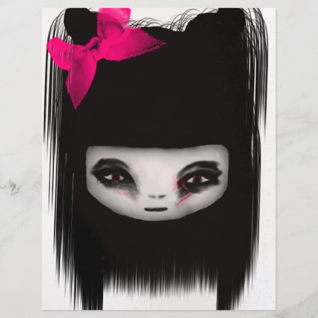 Lámina Pequeña muñeca aterradora (Anverso)