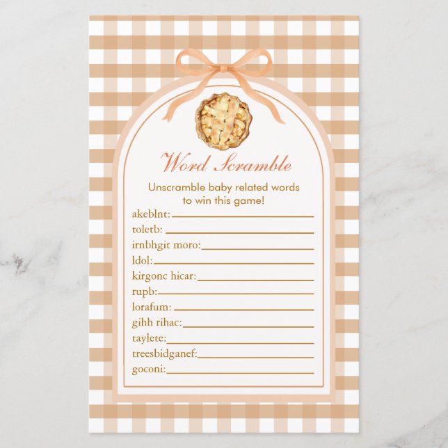 Lámina Pequeña Palabra de Pie Cutie Descartar Primer Cump (Anverso)