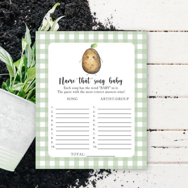 Lámina Pequeña papa - Nombrar esa canción del bebé (Subido por el creador)