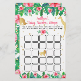 Lámina Pequeña y salvaje de camino Chicas Baby Shower Bin