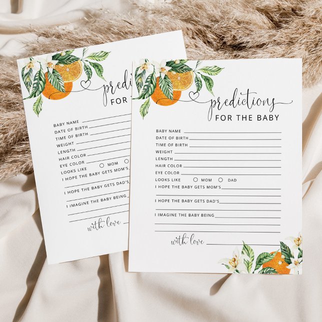 Lámina Pequeñas predicciones para el bebé (Subido por el creador)