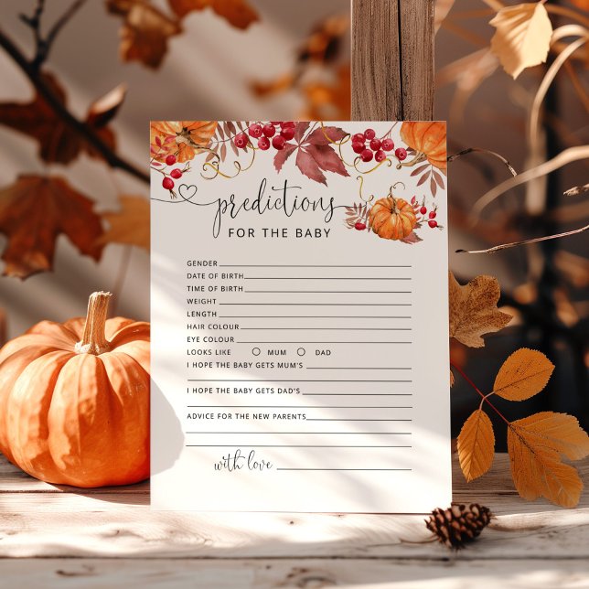 Lámina Pequeñas predicciones y consejos para bebés de cal (Subido por el creador)