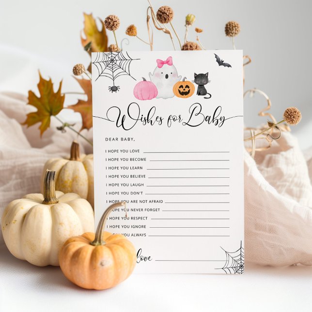 Lámina Pequeño Boo Halloween bebé desea una ducha (Subido por el creador)