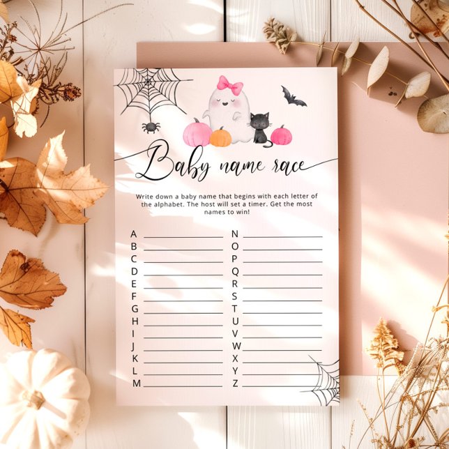 Lámina Pequeño Boo Halloween ducha bebé juego de carreras (Subido por el creador)