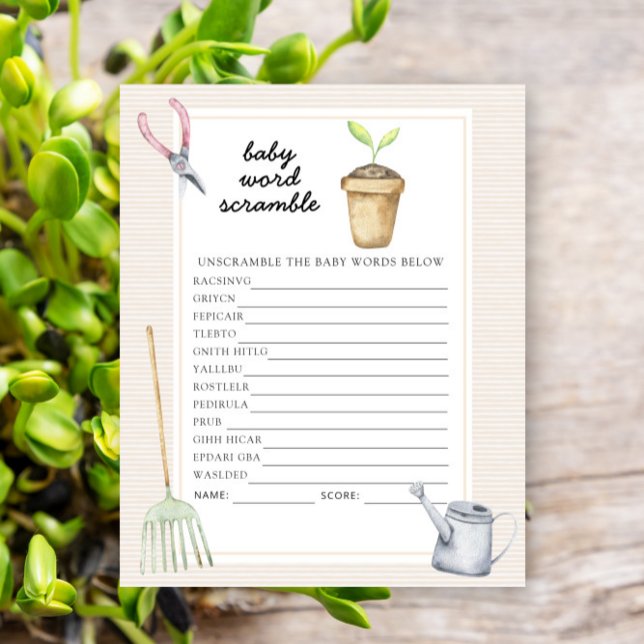 Lámina Pequeño brote - Juego de estribillos de palabras p (Subido por el creador)