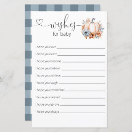 Lámina Pequeño Chico De Calabaza Baby Shower Quiere Un Be