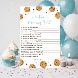 Lámina Pequeño Cookie Blue Boy que conoce a mi mejor part