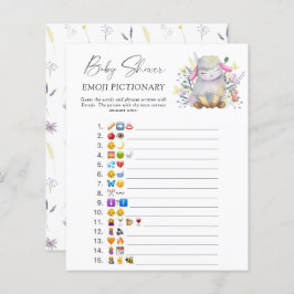 Lámina Pequeño cordero \ juego pictivo de Emoji