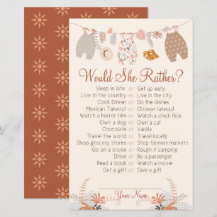 Lámina Pequeño Explorador Safari Adventure Boho juego de