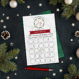 Lámina Pequeño Grupo De Navidades Alegres Baby Shower Bin