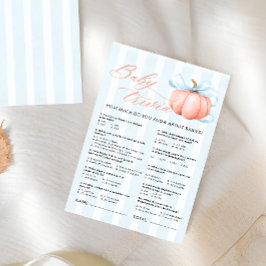 Lámina Pequeño juego de trivialidades para niños de la Ba