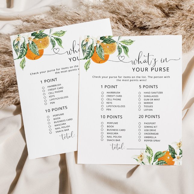 Lámina Pequeño qué en tu bolso juego de ducha de bebé (Subido por el creador)