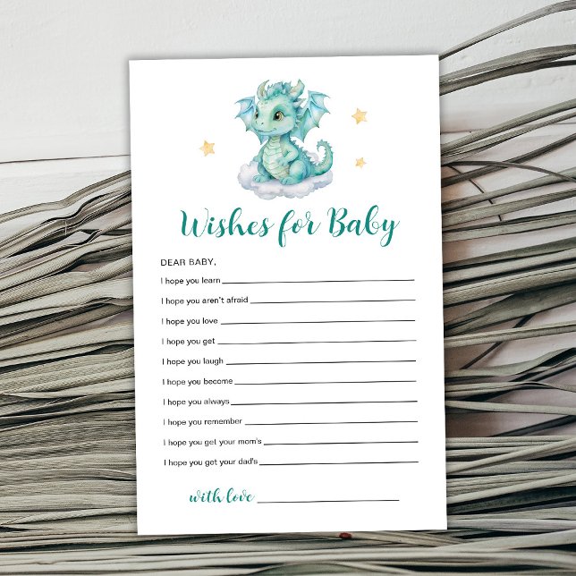 Lámina Pequeños deseos de dragón para el bebé (Subido por el creador)