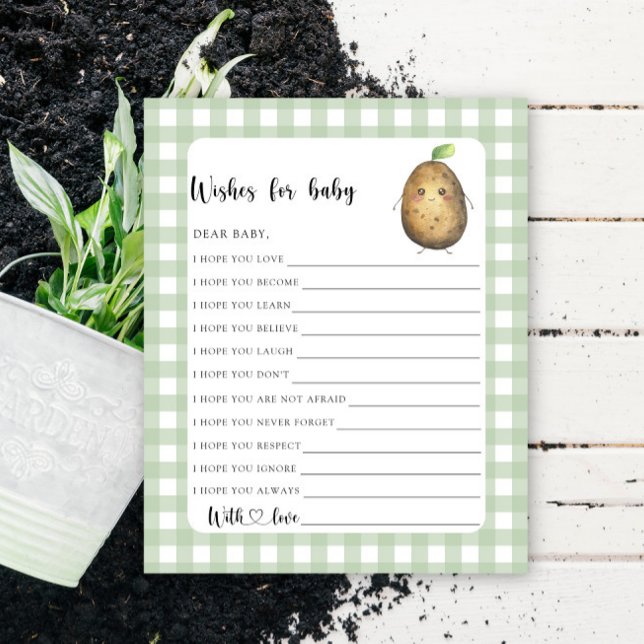 Lámina Pequeños deseos de patata para el bebé (Subido por el creador)